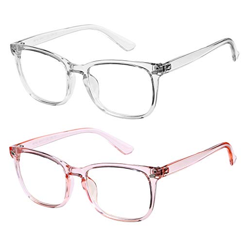 Hycredi Kids Blue Light Blocking Glasses，Anti Eyestrain & UV Protection, Computer Gaming TV Phone Glasses for Boys Girls