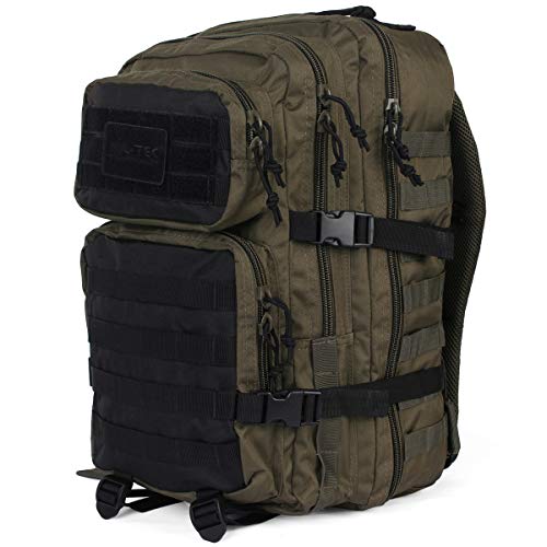 Mil-Tec US Assault Pack Tagesrucksack (36L) • Taktischer Militär Rucksack mit MOLLE-System • Bundeswehr Rucksack, Wanderrucksack… – Ansicht 2