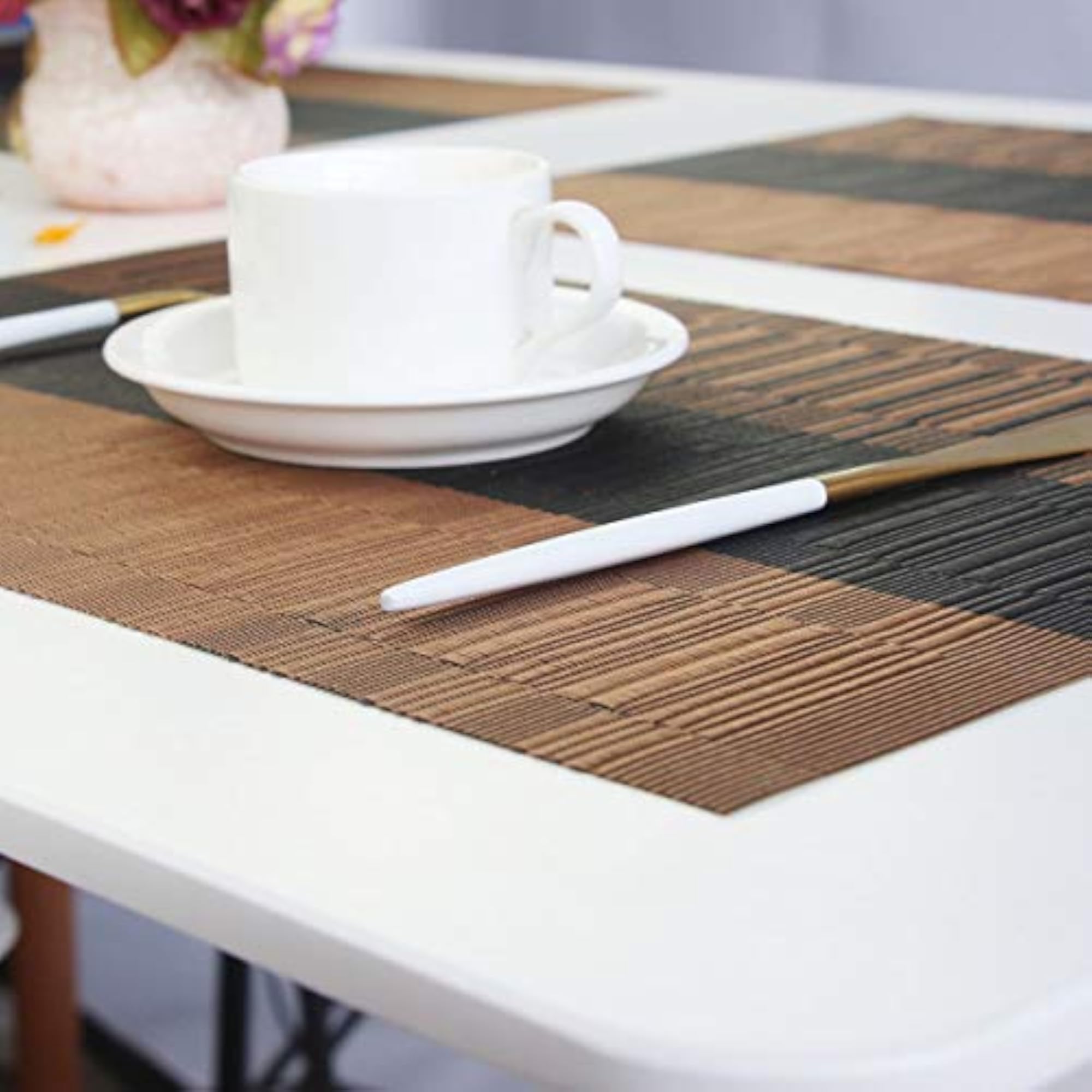 Rectangular Non-Slip Insulation Heat-Resistant Washable Placemat for Dining