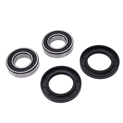 Cocoarm Kit de Joint de Roulement d'essieu de Roue Arrière ATV Kit de Joint de Roulement Arrière en Acier et en Caoutchouc 2 Roulements 2 Joints de Remplacement de Moyeu Anti-poussière pour Outlaw