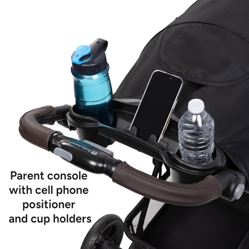 Image of Baby Trend EZ Ride DLX Stroller Travel System (with EZ-Lift Plus Infant Car Seat), Dash Midnight