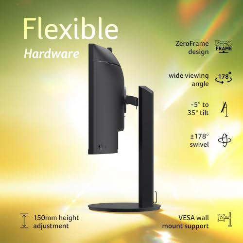 Image of Acer CB343CUR J0 34-inch UWQHD Curved Monitor | 3440x1440 | 120Hz | 1ms VRB | USB-C 140W PD | KVM | 2.5Gb RJ45 | HDR10 | DCI-P3 90% | Delta E<1 | 5W x2 Speakers | Ergostand | AdaptiveSync | PIP /PBP