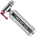 CO2 Inflator with Cartridge Storage Canister by Pro Bike Tool - Quick, Easy and Safe - for Presta and Schrader - Bicycle Tire Pump for Road and Mountain Bikes - No CO2 Cartridges Included (Titanium)