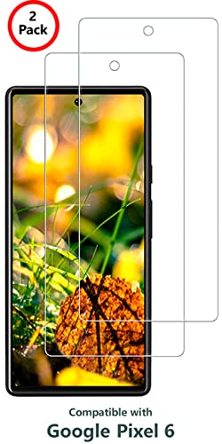 Pack of 2 Tempered Glass Screen Protectors Compatible with Google Pixel 6 - Precision Engineered, Case Friendly, Touch Sensitive and Bubble Free Installation - Image 2