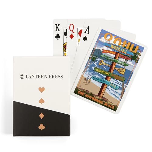 Baraja de Poker Lantern Press Waikiki Hawaii 52 Cartas