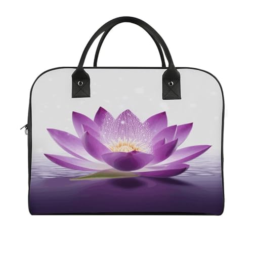 Maletín ligero morado para laptop unisex miniatura 3