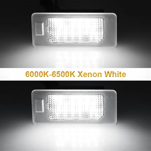 Luces de matrícula LED 12V sin error de bombilla para E90 E60 F10 y X5 X6 5