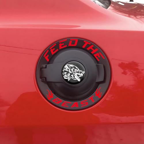 Calcomanía de vinilo para Dodge Challenger e insignia lobo de depósito 3