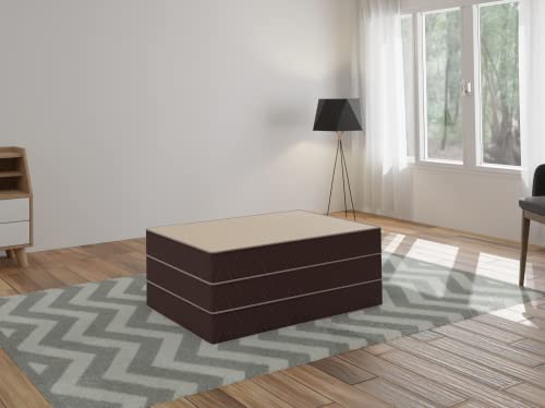 Image of Comforto Folding Foam Mattress - Single Size (72 x 36 x 4 Inches, Beige)