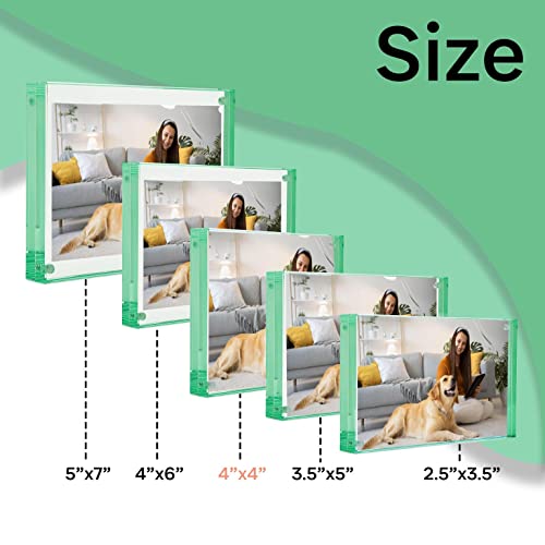 Color Edge Magnet Frame By Canetti-Green-4X6 Inch #TOP6