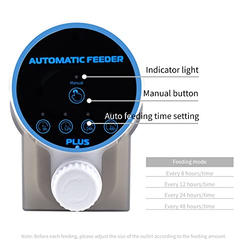 Boxtech Automatic Fish Feeder - Aquarium Tank Timer Fish Feeder Two 1.5V Battery Operated Programmable - Auto Fish Food… - Image 4