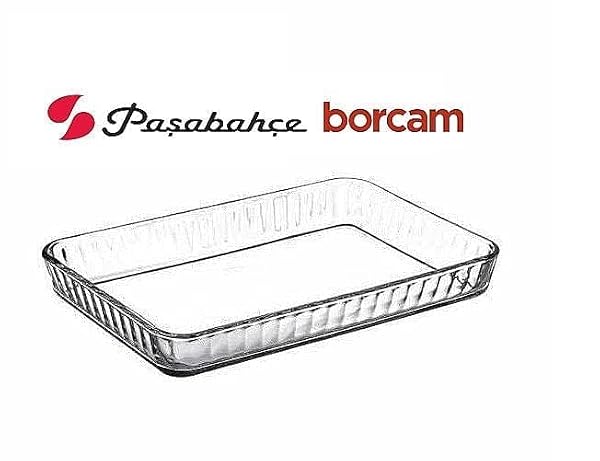 Pasabahce Borcam 59204 Rectangular Glass Dish Form and Mould 40 x 27 cm by Pasabahce - Image 5