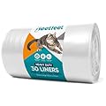 30 Extra Large Cat Litter Tray Liners on a Roll Scratch Resistant and Leak Proof Heavy Duty Cat Litter Plastic Bags Litter Tray Bags