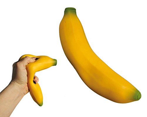 Tobar 30232 Squishy Banana 1 Stück, Farbe Gelb