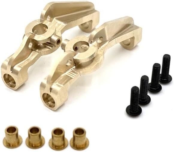 RC Car Upgrade, for MJX H12Y H12Y+ 1/12 RC Car Brass Front Axle C Hub Kit Replacement for MJX H12Y H12Y+ 1/12 RC Car Accessories Part
