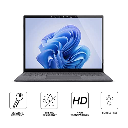 Megoo Tempered Glass Screen Protector For Microsoft Surface Laptop 5/ Surface Laptop 4 (15 Inch),Easy Installation, Scratch Resistant, Ultra Clear Screen Protector For Surface Laptop 3 #TOP6