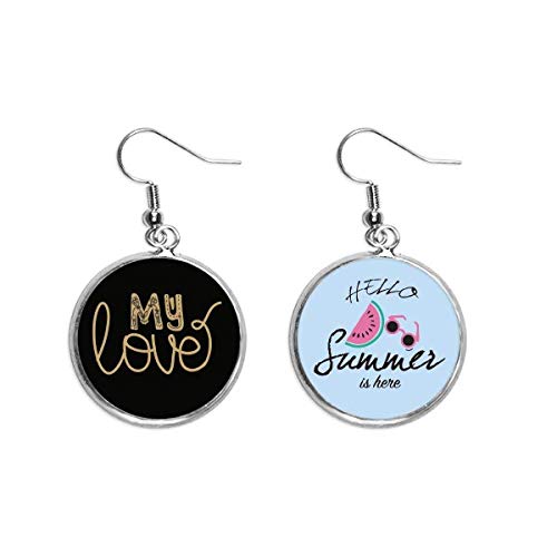 Pendientes de sandía de oro para lucir en el lóbulo durante tus tardes de verano