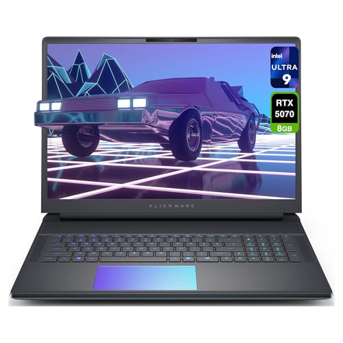 Alienware 18 Area 51 Gaming Laptop, Intel Ultra 9-275HX, 64 GB DDR5 RAM, 4 TB PCIe SSD, 18" QHD+ (2560x1600) 300Hz Display, Nvidia G-Force RTX 5070, Backlit Keyboard, W11 Home, Liquid Teal