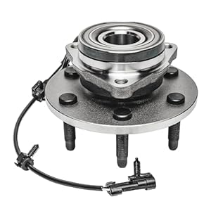 Detroit Axle – 4WD Front Wheel Bearing Hub for Chevy GMC Silverado Sierra Yukon XL Avalanche Suburban 1500 Tahoe Cadillac Escalade ESV EXT, Replacement Wheel Bearing and Hub Assembly