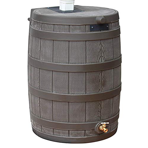 image for Good Ideas Rain Wizard 50 Gallon Plastic Outdoor Home Rain Barrel Wate