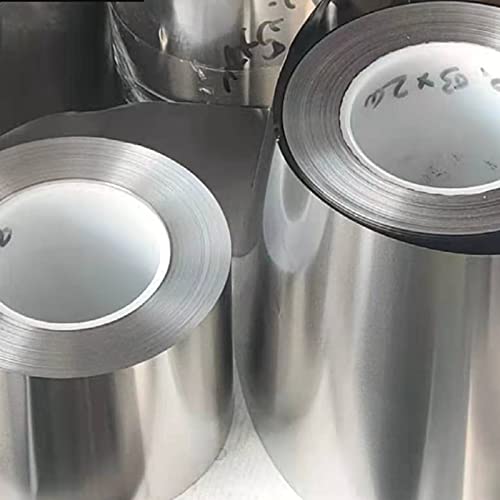 Hoja flexible de acero inoxidable 304, fina de 0,5 mm de grosor, 300 mm de ancho, 1000 mm de largo, chapa de metal para manualidades y aplicaciones industriales