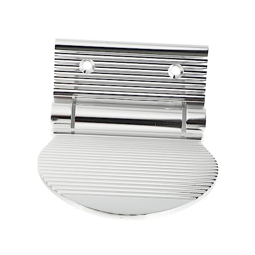 KICHOUSE Bathroom Safety Aid Non-Slip Foot Pedal for Elderly Pregnant Versatile Shower Foot Board Silver