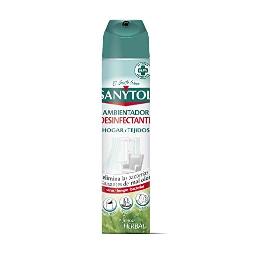 Sanytol 170050, Ambientador Desinfectante Tejidos Spray, Multicolor, 300 ml