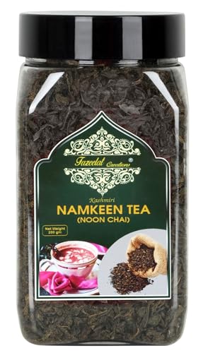 FAZEELAT CREATIONS Kashmiri Namkeen Tea/Noon Chai/pink Tea, 200g