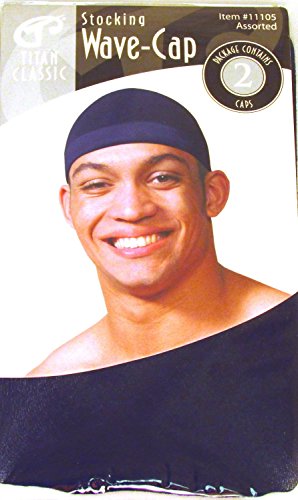 Titan Classic Stocking Wave Cap #11105 Navy - 4 caps