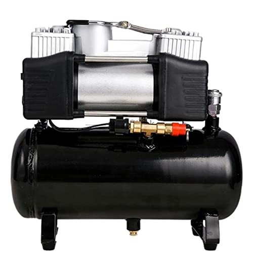 4L 200W 12V 150PSI Compressore d'aria Pompa di gonfiaggio pneumatici for auto, Pompa a pressione portatile a doppio cilindro JIYAMI'EN EL (Size : A7 36V/72V 4L)
