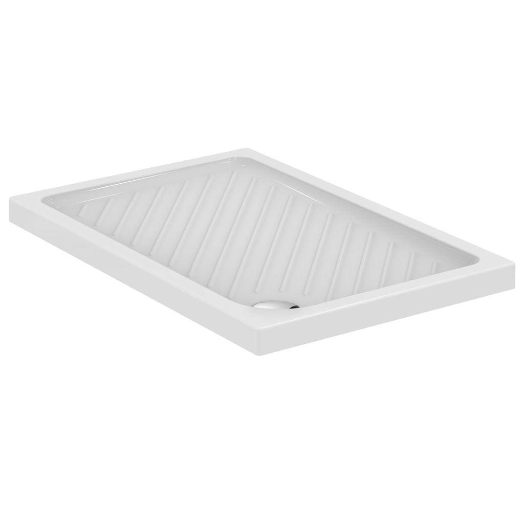 Ceramica Dolomite J526901 GEMMA 2 Piatto doccia quadrato in ceramica 120x80 cm - Bianco