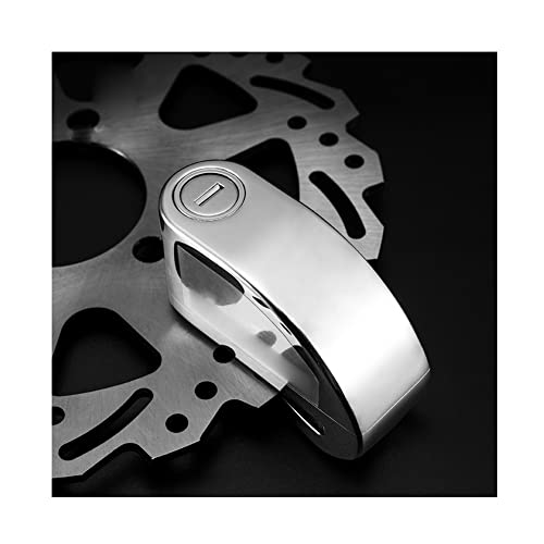 Scheibenbremsschlösser Robustes Vorhängeschloss Alarmsystem für Elektrofahrrad Diebstahlsicherung Motorrad Mountainbike wasserdicht draussen 3 Schlüssel mit Verschlussschnur Aufbewahrungstasche Cover