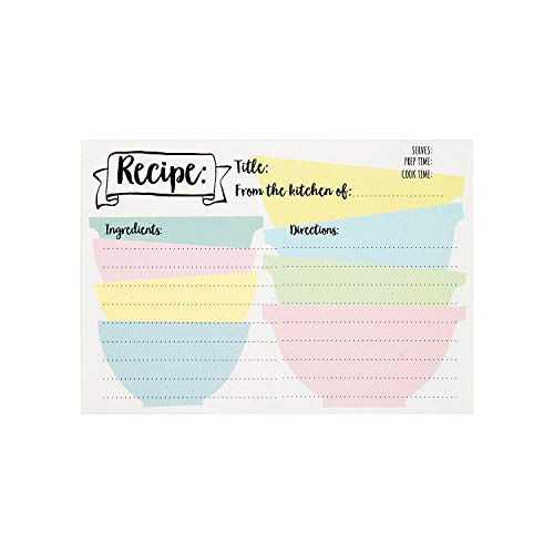 BRIDAL SHOWER RECIPE CARDS 24PC - Stationery - 24 Pieces
