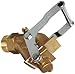 Justrite 08552 2" NPT Thread, Brass Gate Valve for Viscous Liquids
