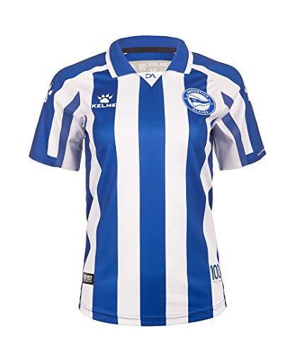 DEPORTIVO ALAVÉS Women's 1st Game T-Shirt 20/21, womens, 1st game shirt 20/21, DA20200007, blue/white, S, Blue / White