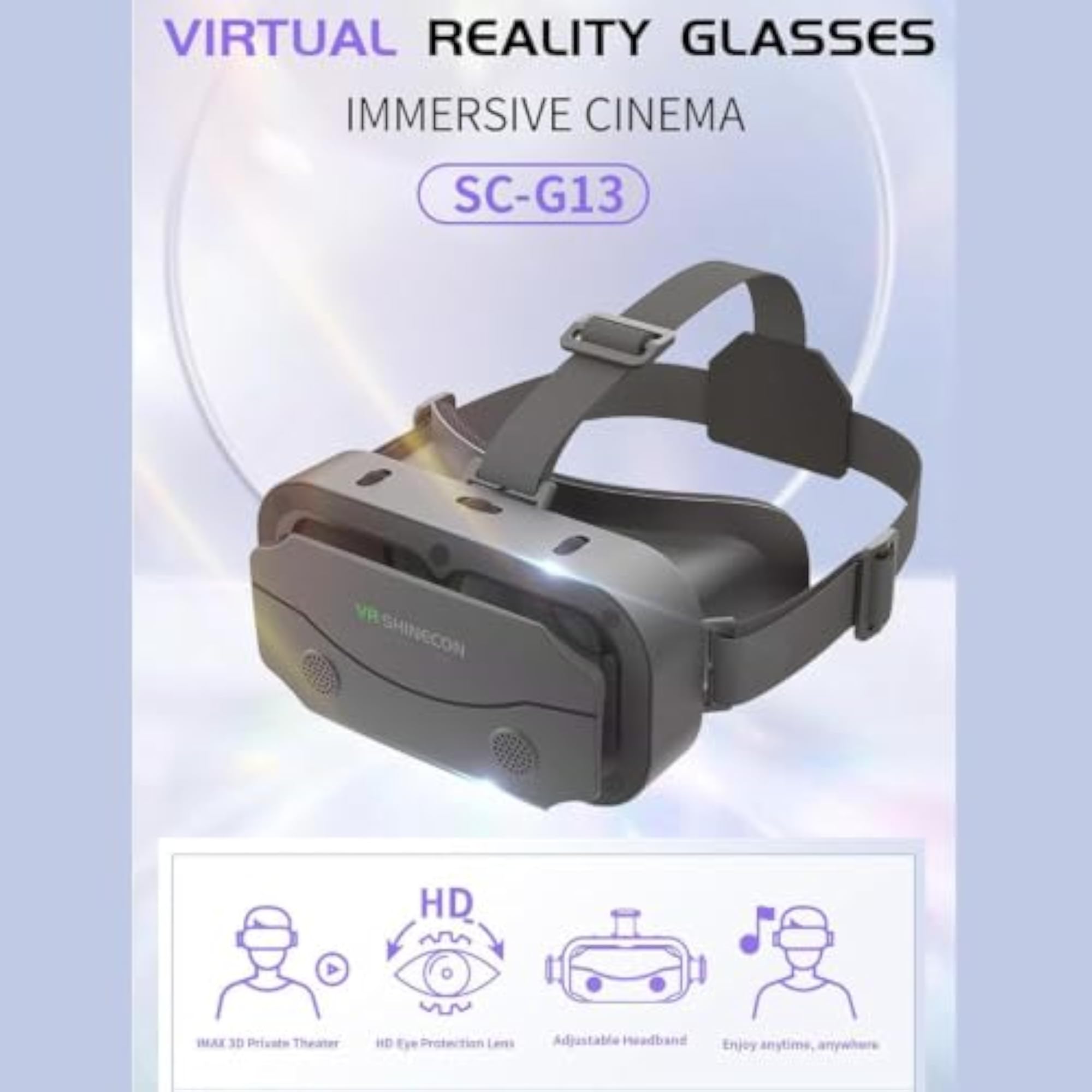 Three D Virtual Reality Glasses