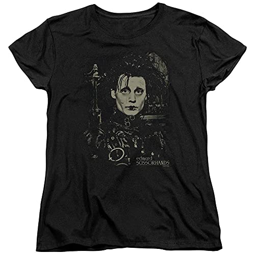 Sons of Gotham Edward Scissorhands Edward Women's T-Shirt M Black