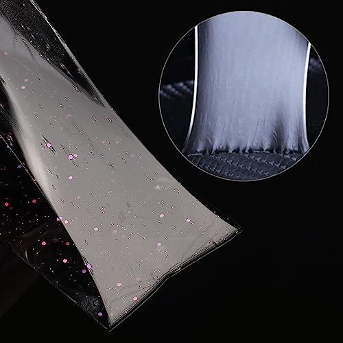 Bohue 1 Roll Sequined Nano Tape Transparent Glitter Nano Tape Traceless Double-Sided Tape Washable Traceless Strong Gel Tape Toy Making Accessories for Handmade Decompression Game - Image 4