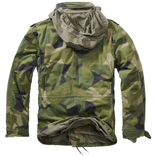 Men's M-65 Premium All-Season Everyday Outdoor Field Jacket with Removable Lining & Concealed Hood2