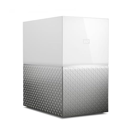 Western Digital My Cloud Home Duo, Almacenamiento en Red NAS, 2 Bahías, Ethernet, 8TB, Blanco/Gris