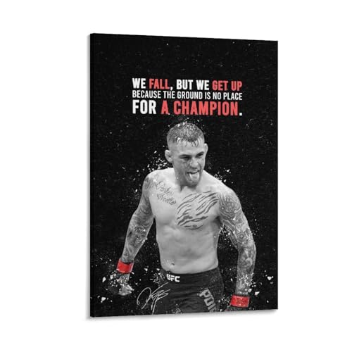 Impression Dustin Poirier SECOLI 40x60 cm, idée cadeau originale pour fan de MMA