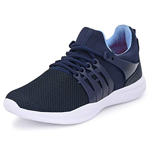 Image of Bourge Reef-06 Navy and Sky Running Shoes