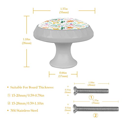 Boutons fluorescents de porte tiroir et commode motif animaux - 6