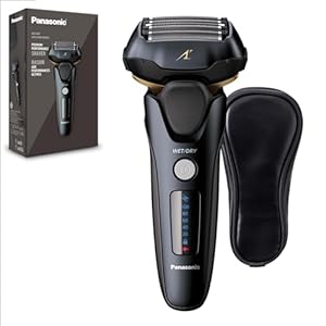 Panasonic ARC5 Electric Razor for Men with Pop-up Trimmer, Wet Dry 5-Blade Electric Shaver with Intelligent Shave Sensor and 16D Flexible Pivoting Head – ES-LV67-K (Black)
