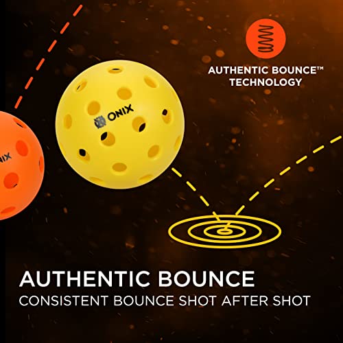 ONIX Pickleball Outdoor Pickleballs Pure 2 Durable and Optimal Performance Balls