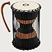 Meinl African Talking Drum with Mahogany Wood Shell and Wooden Beater - NOT MADE IN CHINA - Medium Size Goat Skin Heads, 2-YEAR WARRANTY (ATD-M)