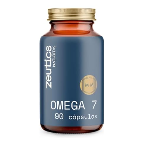 Zeutics | Marta Marcè | Vegan Omega 7 | 90 cápsulas | Complemento alimenticio a base de Espino amarillo, Omega 3 y vitamina E