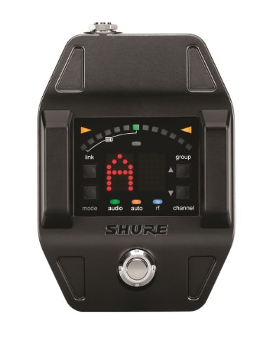 Image of Shure GLXD6 Single Channel Digital Wireless Guitar Pedal Receiver with LINKFREQ Automatic Frequency Management, for use with GLX-D Wireless Systems (Transmitter Sold Separately)