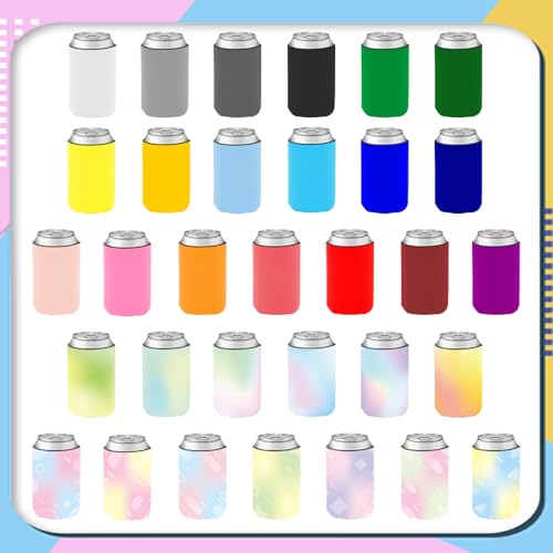 Bulk Custom Can Cooler Fits 12 oz Cans & Bottles Design Your Own Personalized Can Sleeves Custom Drink Holder Insulated Perfect for Wedding Birthdays Parties 1 Pcs