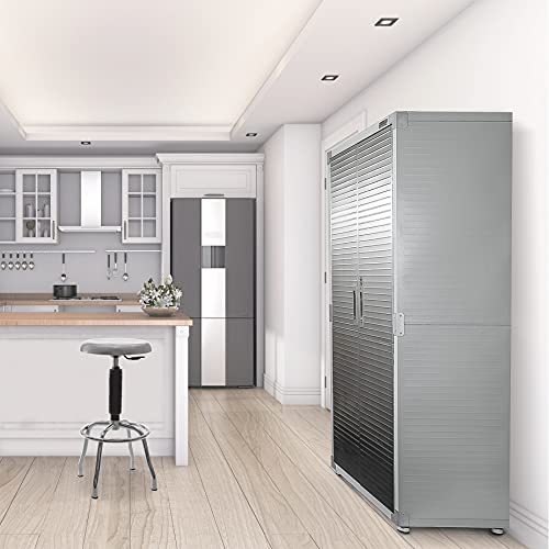image for Seville Classics UltraHD Solid Steel Lockable Metal Storage Cabinet Lo